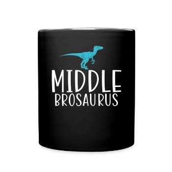 Cadeaux du frère du milieu - Mug uni - noir - Devant