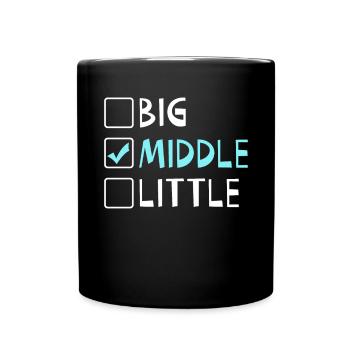 Cadeaux du frère du milieu - Mug uni - noir - Devant