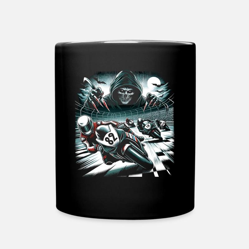 Slasher's Speedway: High-Octane Horror Race - Full Colour Mug - black