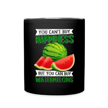 Pâte de pastèque Angurie Arbuse cadeau - Mug uni - noir - Devant