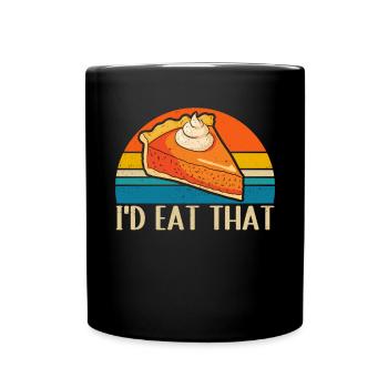 Pumpkin Pie Pumpkin Pie Gift - Full Colour Mug - black - Front