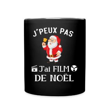 Je ne peux pas avoir filmé de Noël Joyeux Noël2024 - Mug uni - noir - Devant