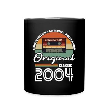 20. Geburtstag Jahrgang 2004 Original 2004 - Tasse einfarbig - Schwarz - Vorne