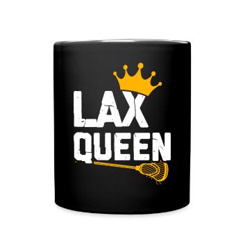Lacrosse Girl Lax Girl Player Women - Full Colour Mug - black - Front