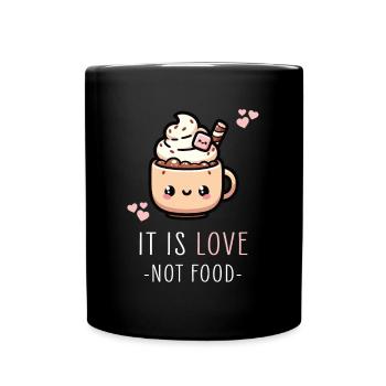 Hot Chocolate Lover Cozy Winter Christmas Evening - Full Colour Mug - black - Front