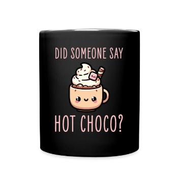 Soothing Hot Chocolate & Hot Cocoa Lover's Dream - Full Colour Mug - black - Front