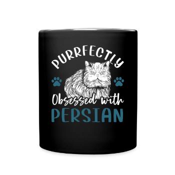 Obsédé par le persan - Mug uni - noir - Devant