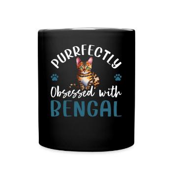 Obsédé par le Bengale - Mug uni - noir - Devant