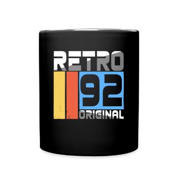1992 Vintage Classic Retro Limited Edition - Tasse einfarbig - Schwarz - Vorne
