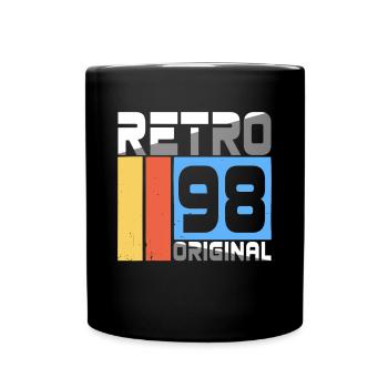 1998 Vintage Classic Retro Limited Edition - Tasse einfarbig - Schwarz - Vorne