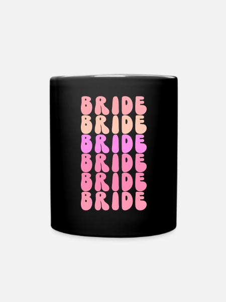 Groovy Braut Bachelorette Brautparty - Tasse einfarbig - Schwarz
