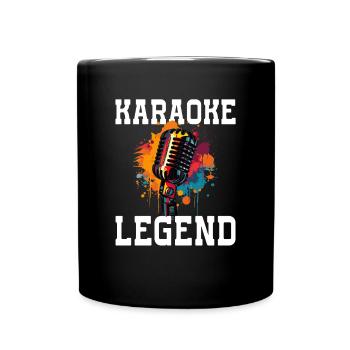 Funny Karaoke - Full Colour Mug - black - Front