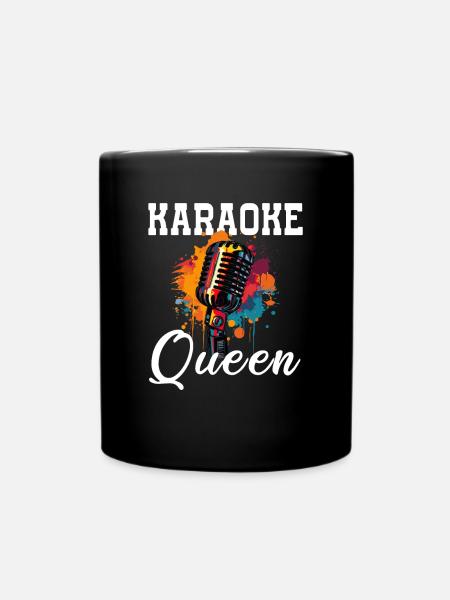 Reine du karaoké - Mug uni - noir