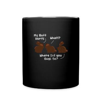 Schokolade - Tasse einfarbig - Schwarz - Vorne