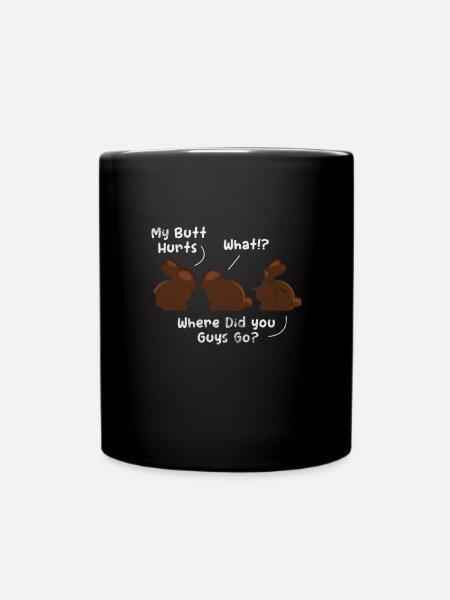 Schokolade - Tasse einfarbig - Schwarz