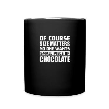 Chocolat Chocolat Nourriture Cacao Cadeau - Mug uni - noir - Devant