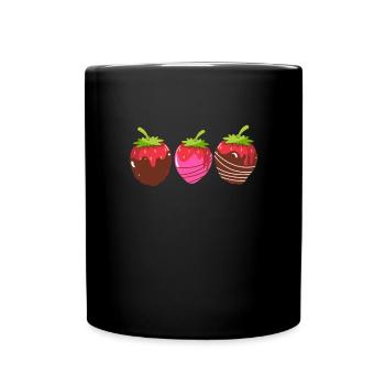 Chocolate Chocolate Food Cocoa Gift - Full Colour Mug - black - Front