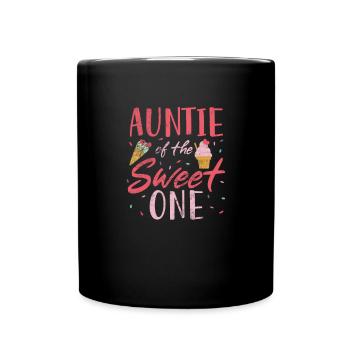 Eiscreme - Tasse einfarbig - Schwarz - Vorne