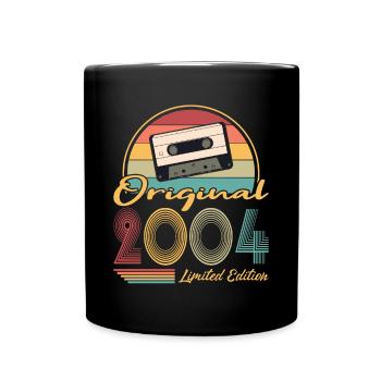 20th Birthday Vintage 2004 Original 2004 - Full Colour Mug - black - Front