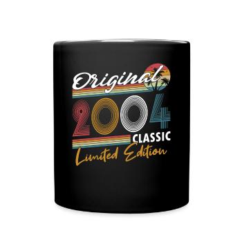 20th Birthday Vintage 2004 Original 2004 - Full Colour Mug - black - Front