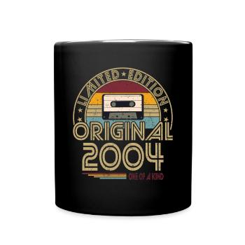 20. Geburtstag Jahrgang 2004 Original 2004 - Tasse einfarbig - Schwarz - Vorne