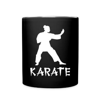 Karaté - Mug uni - noir - Devant