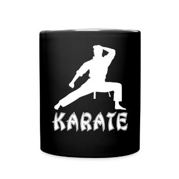 Karaté - Mug uni - noir - Devant