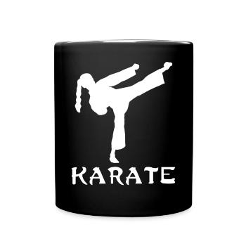Karaté - Mug uni - noir - Devant