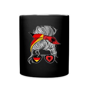 Albanian Flag Albanian Eagle Shqiponja - Full Colour Mug - black - Front