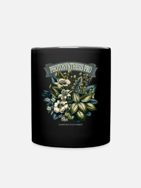 Gardening Enthusiast Photosynthesis Pro Plants - Full Colour Mug - black