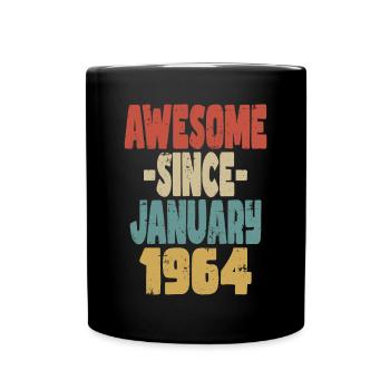 Fantastischer Januar 1956 - Tasse einfarbig - Schwarz - Vorne