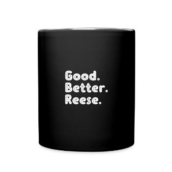 Good better Reese - Tasse einfarbig - Schwarz - Vorne