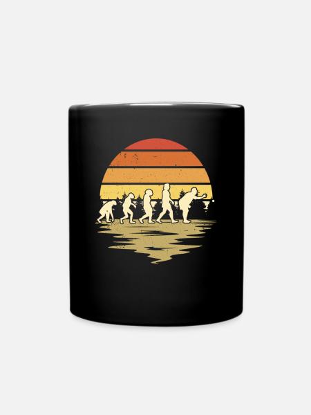 Boccia Evolution Boule Petanque - Tasse einfarbig - Schwarz