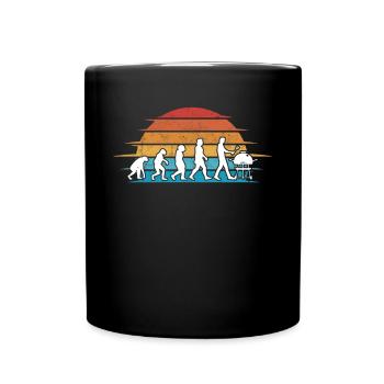 Grill Evolution Bratwurst Grillen - Tasse einfarbig - Schwarz - Vorne