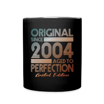 20e anniversaire millésime 2004 Original depuis 2004 - Mug uni - noir - Devant