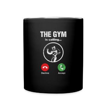 Bodybuilder - Tasse einfarbig - Schwarz - Vorne