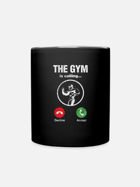 Bodybuilder - Tasse einfarbig - Schwarz