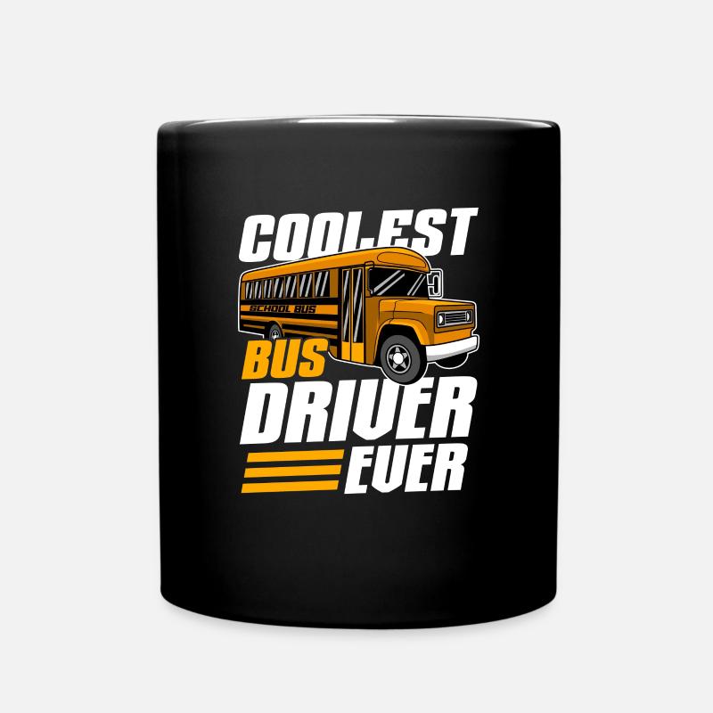 Chauffeur de bus Chauffeur de bus Bus Schuhlbus cadeau - Mug uni - noir