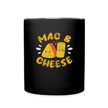 Fromage - Mug uni - noir - Devant