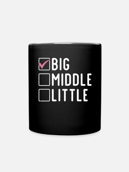 Big Sister Gift - Tasse einfarbig - Schwarz