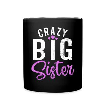 Big Sister Gift - Tasse einfarbig - Schwarz - Vorne