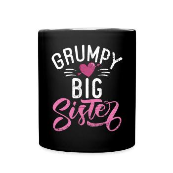 Big Sister Gift - Tasse einfarbig - Schwarz - Vorne