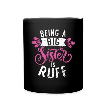 Big Sister Gift - Tasse einfarbig - Schwarz - Vorne