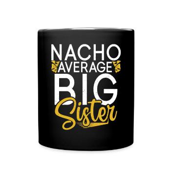 Big Sister Gift - Tasse einfarbig - Schwarz - Vorne