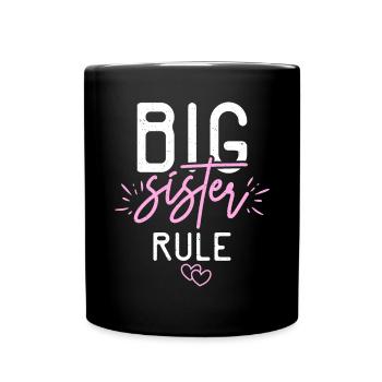 Big Sister Gift - Tasse einfarbig - Schwarz - Vorne