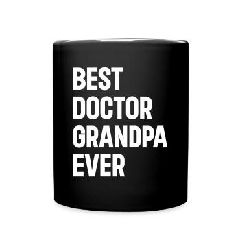 Best Doctor Grandpa Ever - Grandpa Doctor - Tasse einfarbig - Schwarz - Vorne