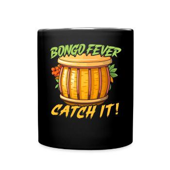 Bongospieler Musikinstrument Musiker - Tasse einfarbig - Schwarz - Vorne