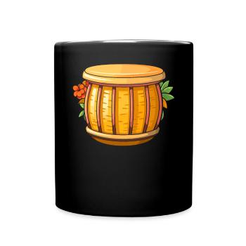 Bongo Player Musicien d’instrument de musique - Mug uni - noir - Devant