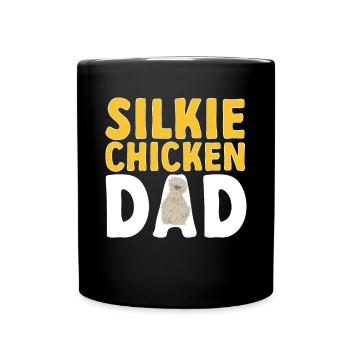 Seidenhuhn Poulet soyeux - Mug uni - noir - Devant