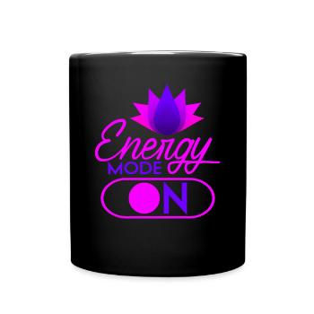 Chakra Guérison Holistique Mains Guérisseur Énergétique Reiki - Mug uni - noir - Devant